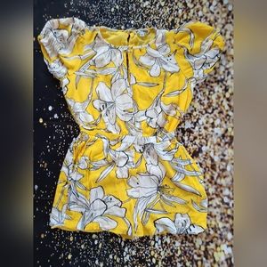 Walter Baker romper with pockets yellow medium